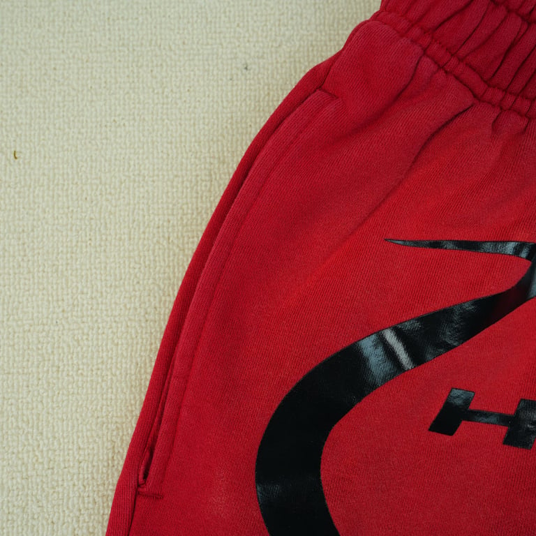Hellstar Warm Up Shorts Red - 8