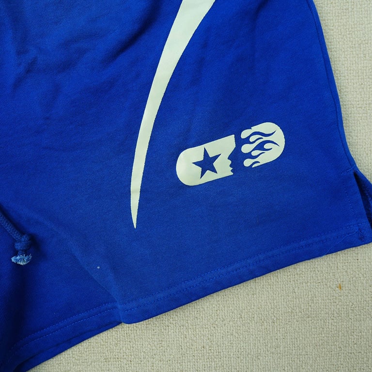 Hellstar Warm Up Shorts Blue - 12