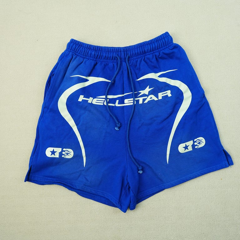 Hellstar Warm Up Shorts Blue - 5