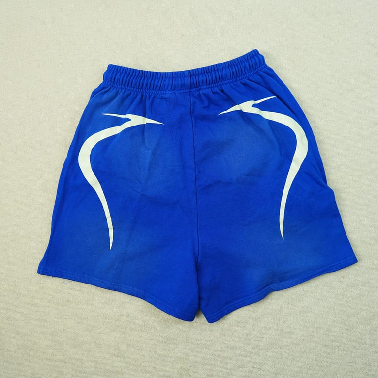 Hellstar Warm Up Shorts Blue - 8