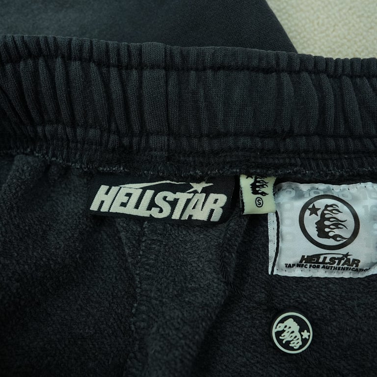 Hellstar No Guts No Glory Sweatpants Midnight Dye Black - 16