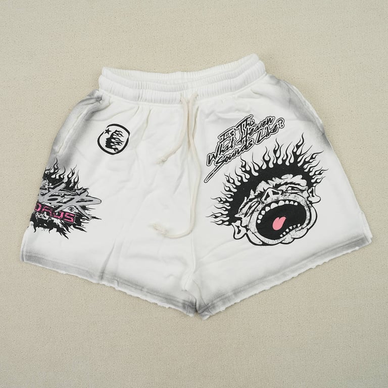 Hellstar Records Shorts White - 3