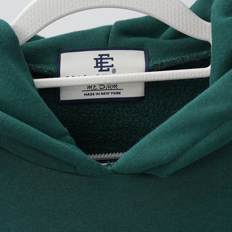 Eric Emanuel EE Lightweight V2 Hoodie Forest Green - 6