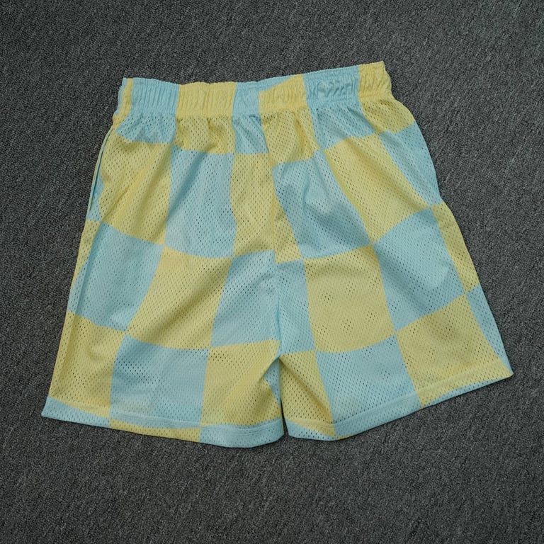 Eric Emanuel EE Basic Short Blue Yellow Wavy Flag - 3