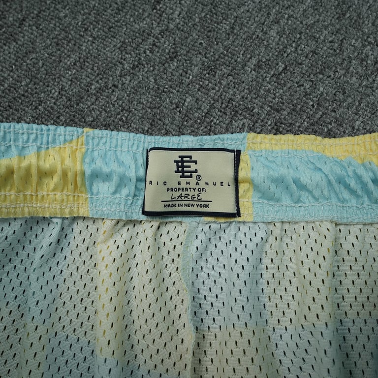 Eric Emanuel EE Basic Short Blue Yellow Wavy Flag - 4