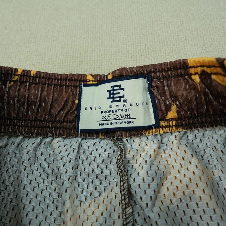 Eric Emanuel x BAPE Miami Basic Short Brown/Yellow - 2