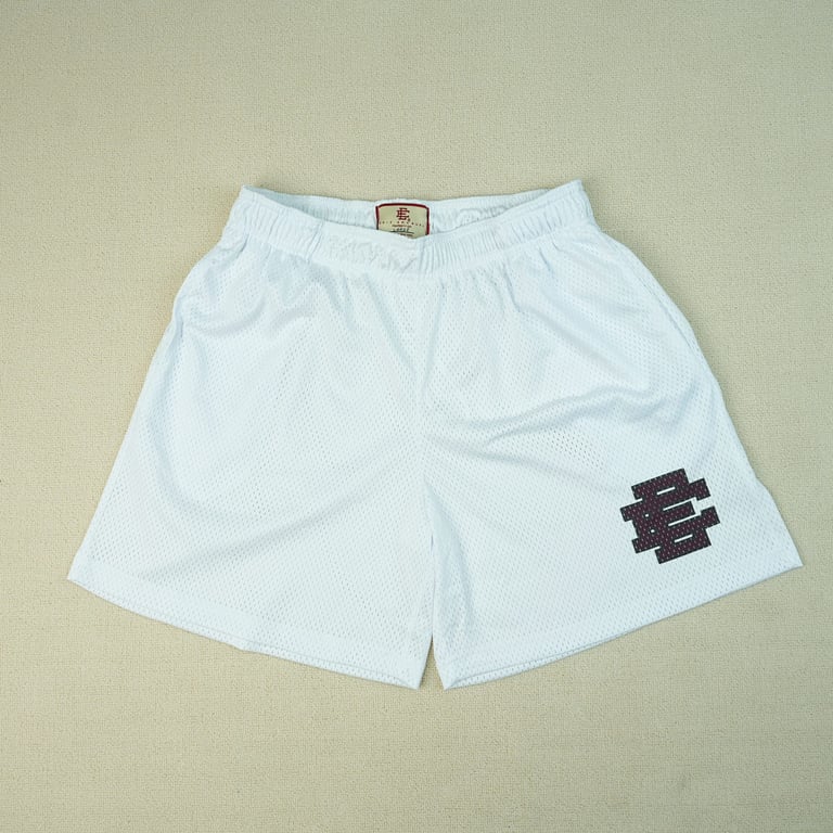 Eric Emanuel EE Basic Short White/Grey/Maroon - 5