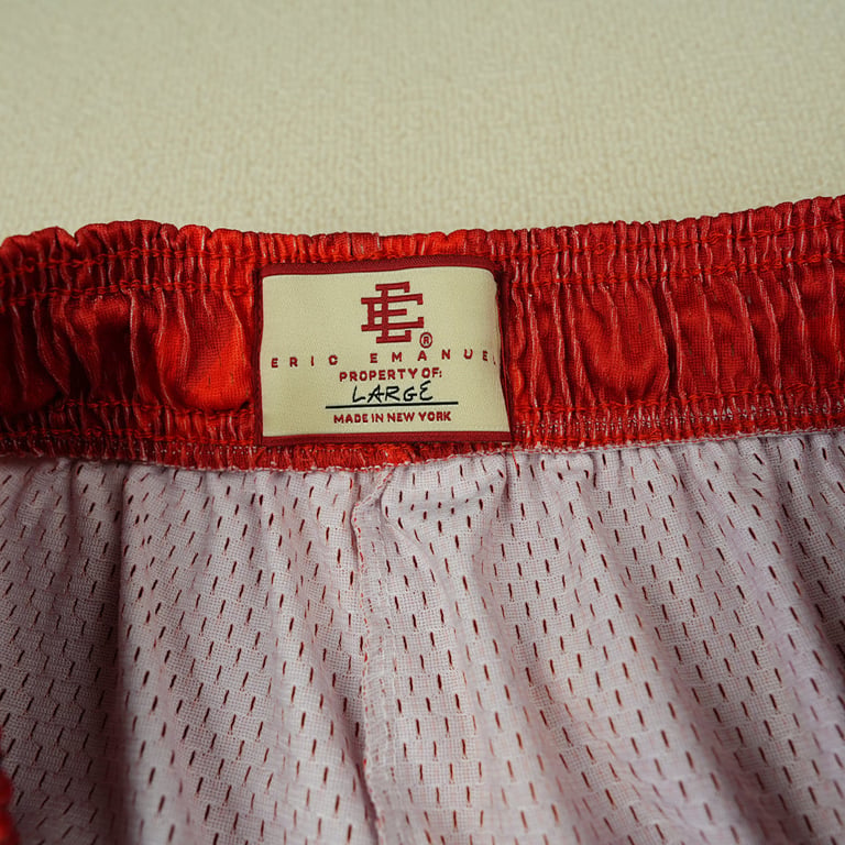 Eric Emanuel x BAPE EE Basic Short Red - 10