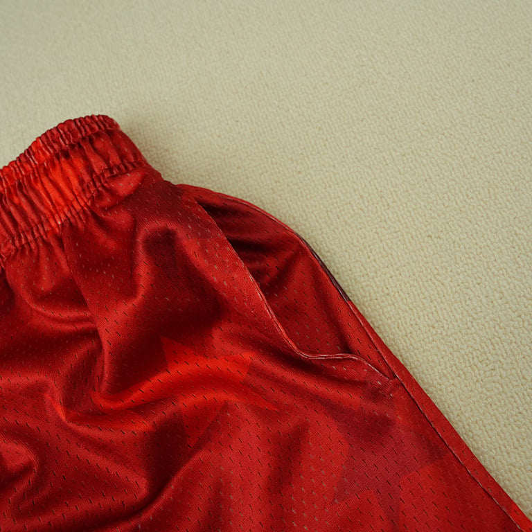 Eric Emanuel x BAPE EE Basic Short Red - 11