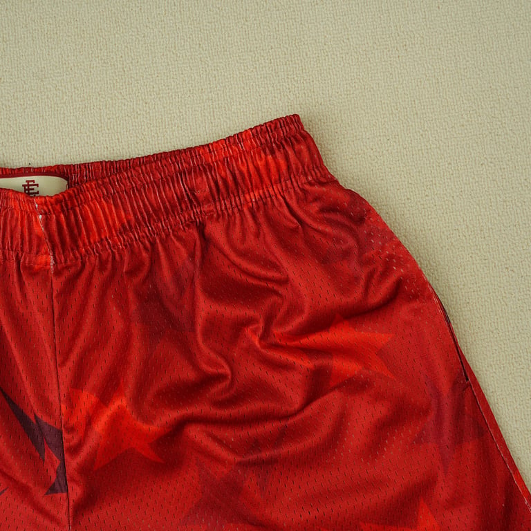 Eric Emanuel x BAPE EE Basic Short Red - 12