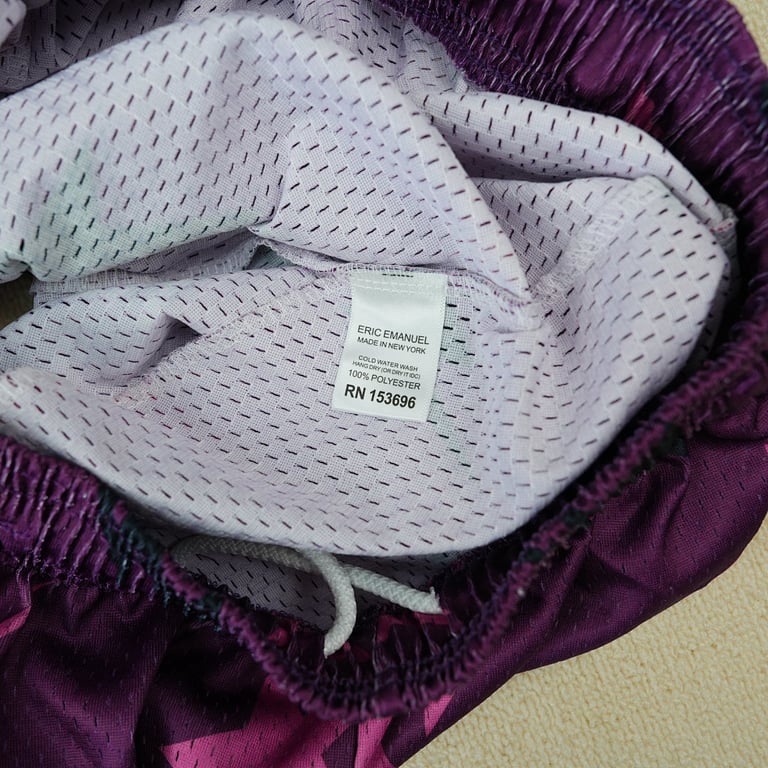 Eric Emanuel x BAPE Miami Basic Short Purple/Pink/Black - 11
