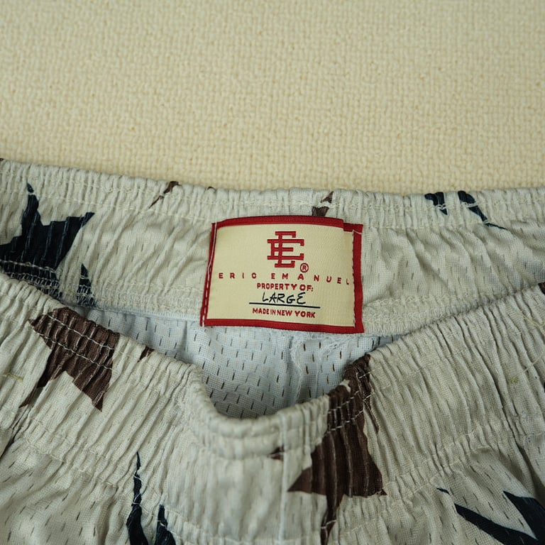 Eric Emanuel x BAPE EE Basic Short Cream/Brown/Navy - 10