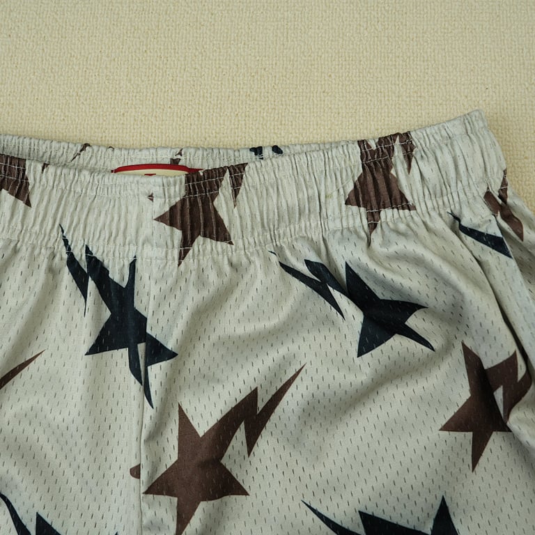 Eric Emanuel x BAPE EE Basic Short Cream/Brown/Navy - 11