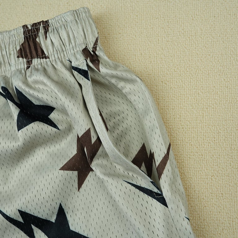 Eric Emanuel x BAPE EE Basic Short Cream/Brown/Navy - 12