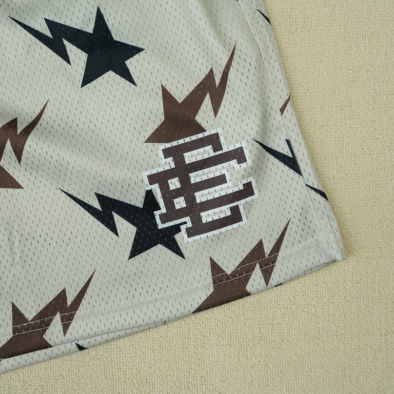 Eric Emanuel x BAPE EE Basic Short Cream/Brown/Navy - 6