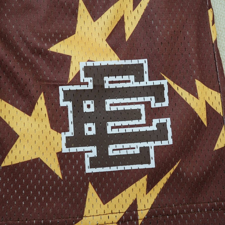 Eric Emanuel x BAPE Miami Basic Short Brown/Yellow - 10