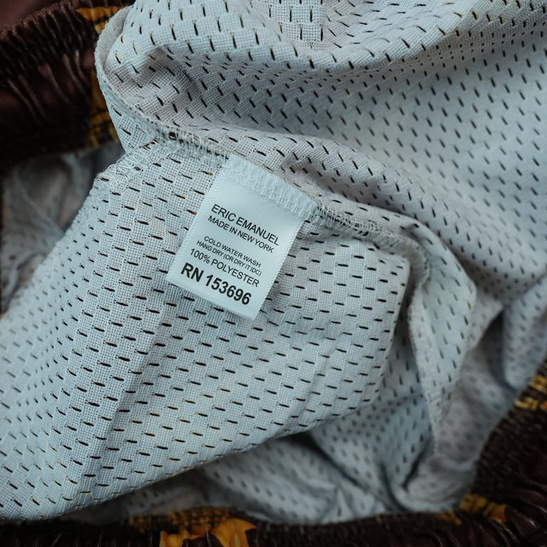 Eric Emanuel x BAPE Miami Basic Short Brown/Yellow - 12