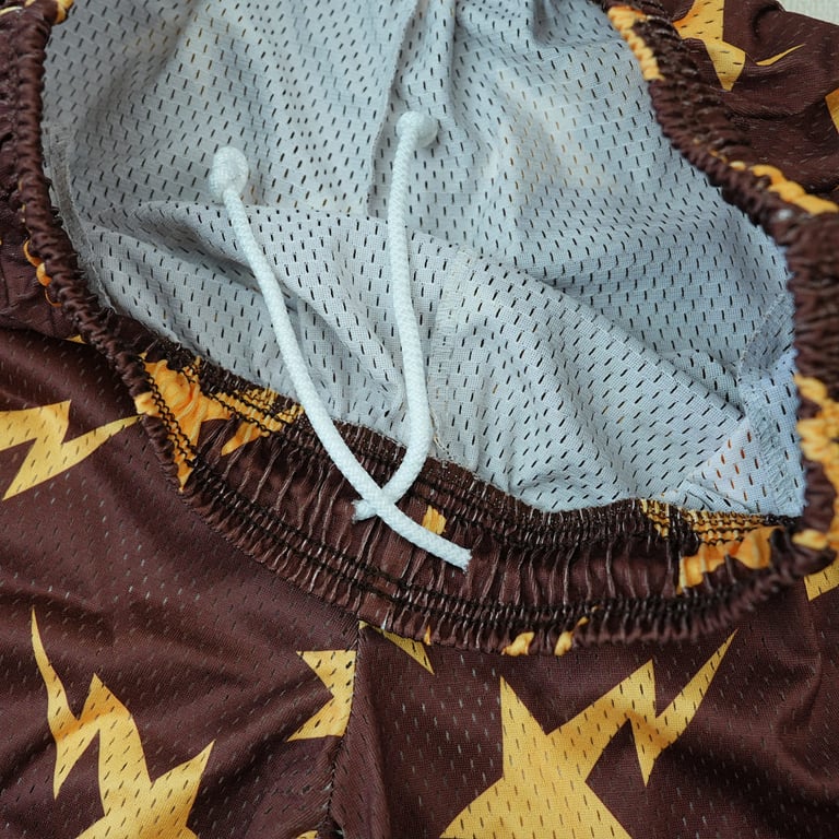 Eric Emanuel x BAPE Miami Basic Short Brown/Yellow - 14