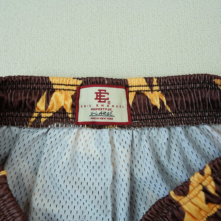 Eric Emanuel x BAPE Miami Basic Short Brown/Yellow - 15