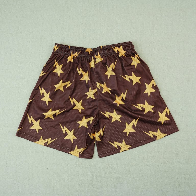 Eric Emanuel x BAPE Miami Basic Short Brown/Yellow - 18