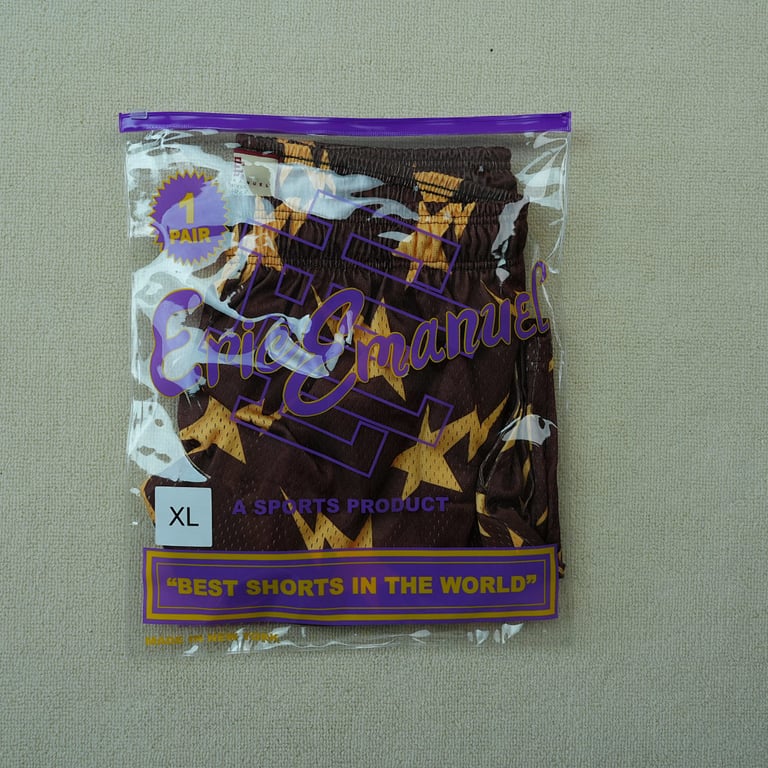 Eric Emanuel x BAPE Miami Basic Short Brown/Yellow - 4