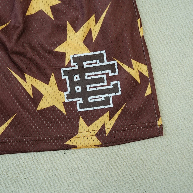 Eric Emanuel x BAPE Miami Basic Short Brown/Yellow - 9