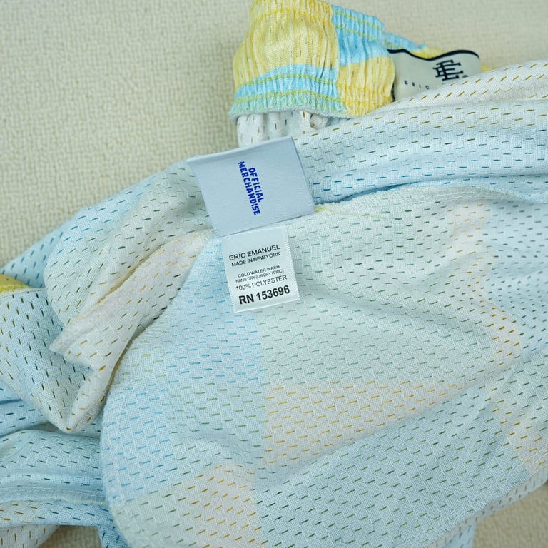 Eric Emanuel EE Basic Short Blue Yellow Wavy Flag - 10