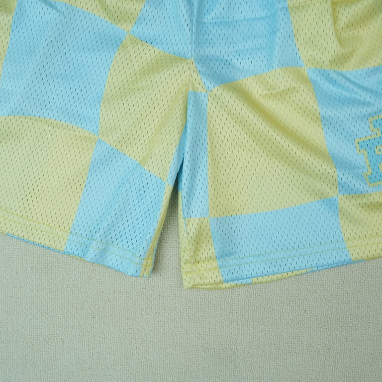 Eric Emanuel EE Basic Short Blue Yellow Wavy Flag - 13