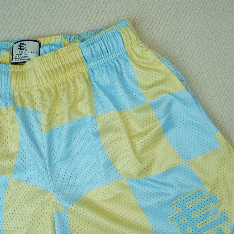 Eric Emanuel EE Basic Short Blue Yellow Wavy Flag - 15