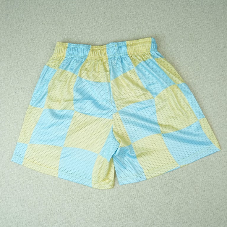 Eric Emanuel EE Basic Short Blue Yellow Wavy Flag - 17