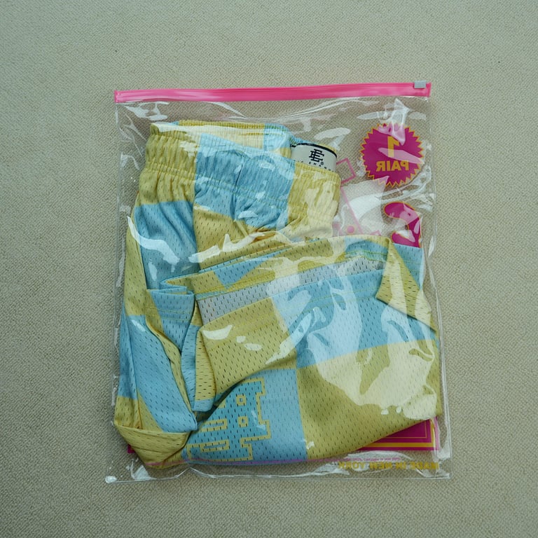 Eric Emanuel EE Basic Short Blue Yellow Wavy Flag - 5