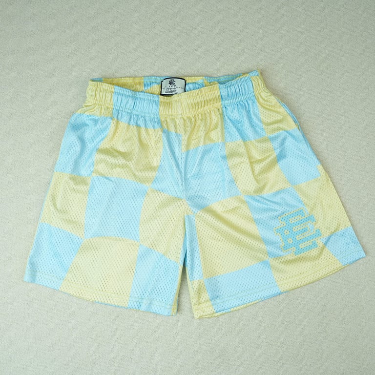 Eric Emanuel EE Basic Short Blue Yellow Wavy Flag - 7