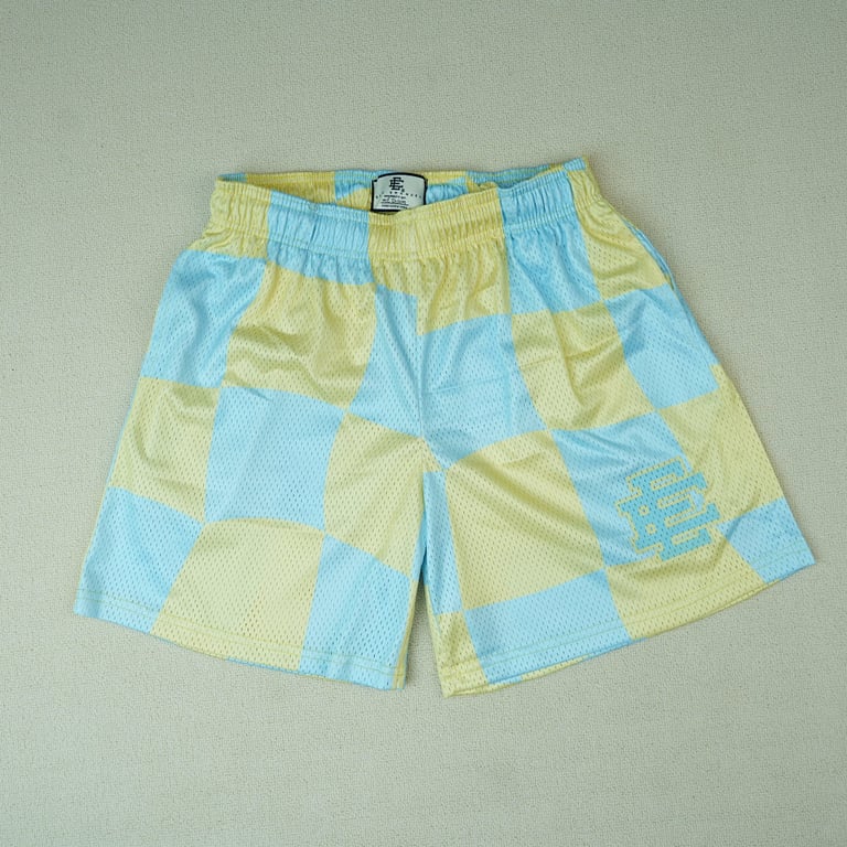 Eric Emanuel EE Basic Short Blue Yellow Wavy Flag - 8