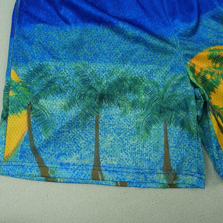 Eric Emanuel EE Basic Short Blue Purple Palm - 18