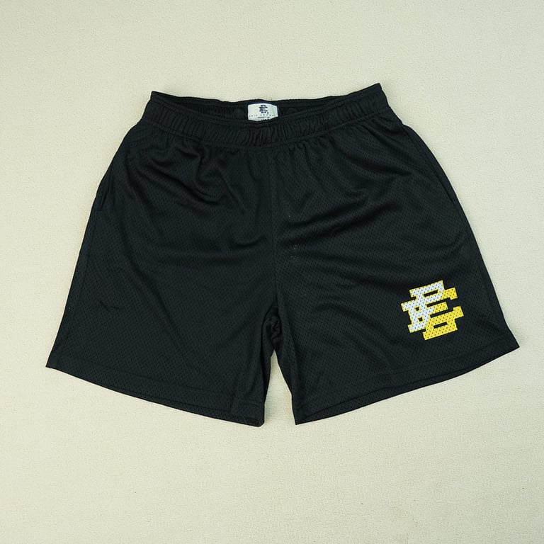 Eric Emanuel EE Basic Short Black White Yellow Split - 6