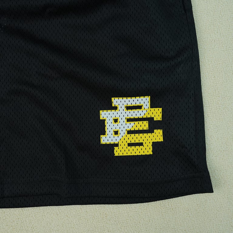 Eric Emanuel EE Basic Short Black White Yellow Split - 7