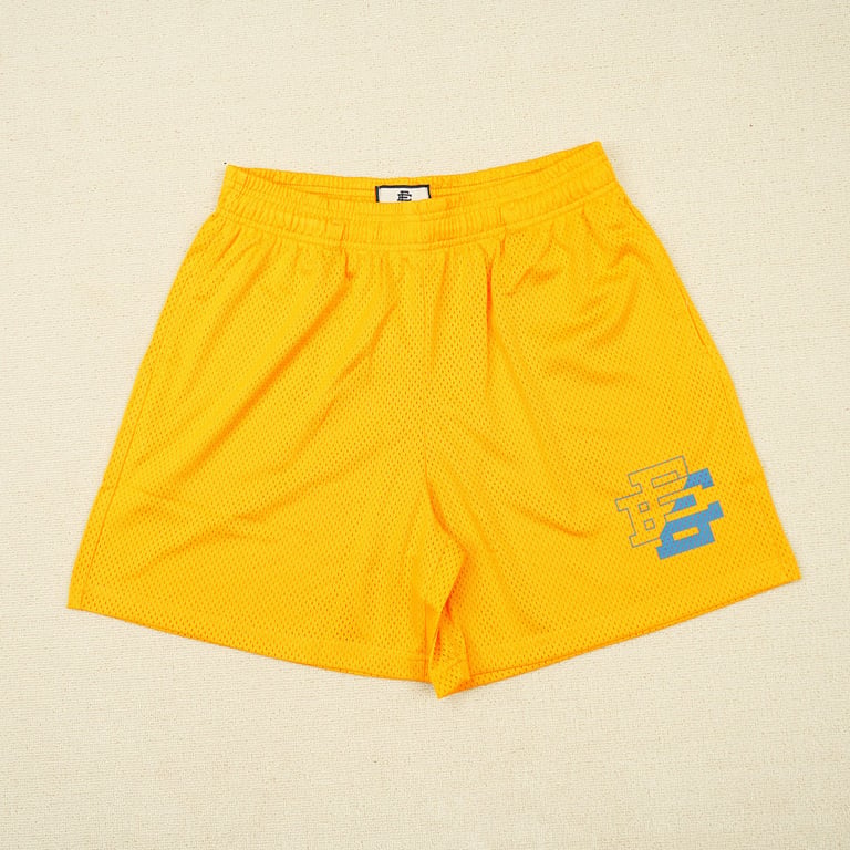 Eric Emanuel EE Basic Short Yellow/Baby Blue Split - 4