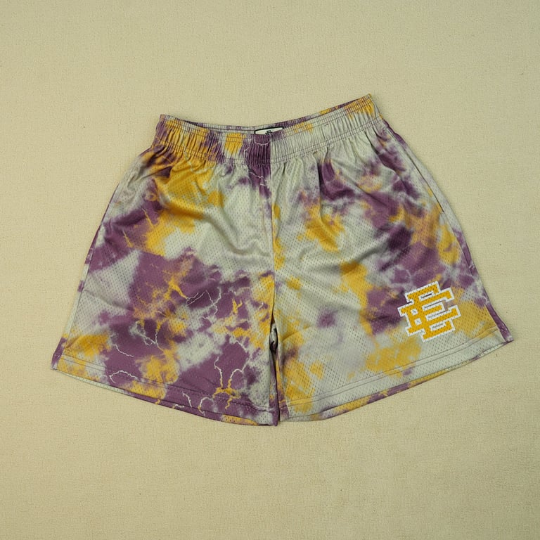 Eric Emanuel EE Basic Short Purple Tie Dye/Yellow - 13