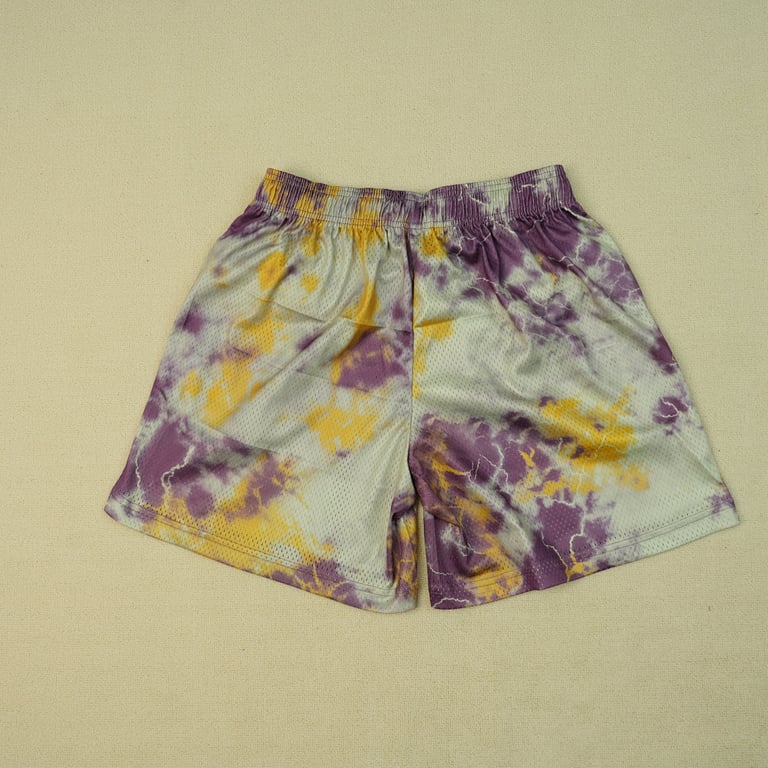 Eric Emanuel EE Basic Short Purple Tie Dye/Yellow - 16