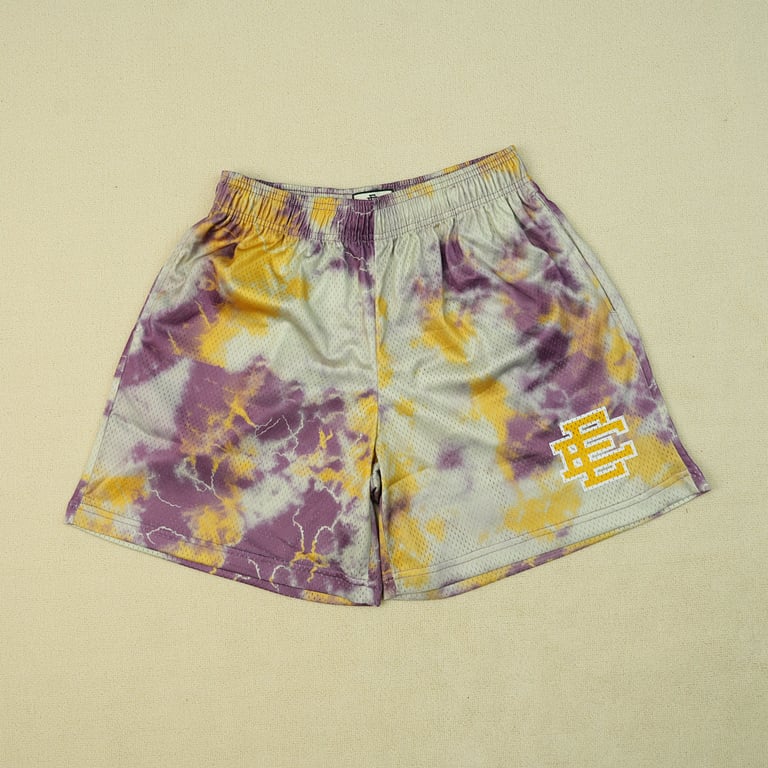 Eric Emanuel EE Basic Short Purple Tie Dye/Yellow - 5