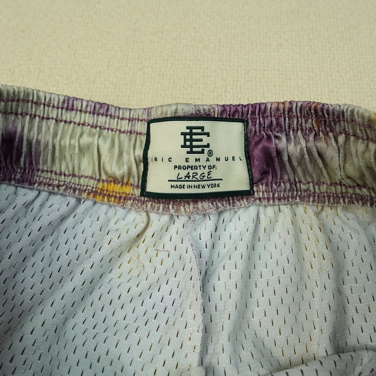 Eric Emanuel EE Basic Short Purple Tie Dye/Yellow - 7