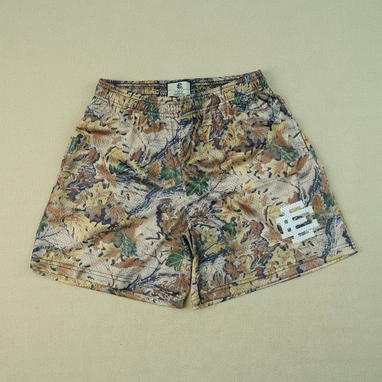 Eric Emanuel EE Basic Short Tan Leafy Camo - 6