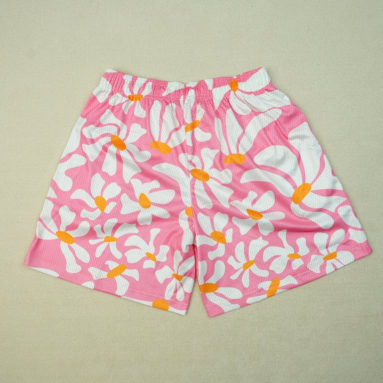 Eric Emanuel EE Basic Short Pink Daisies/Yellow - 5