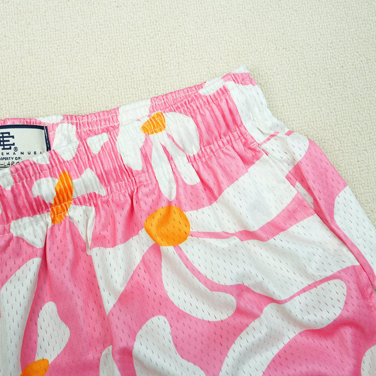 Eric Emanuel EE Basic Short Pink Daisies/Yellow - 7