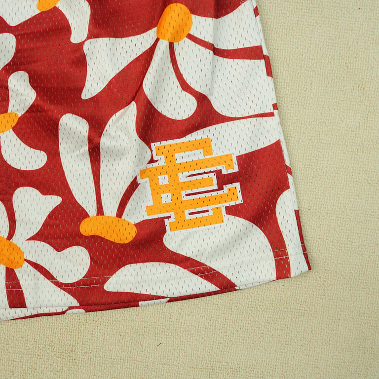 Eric Emanuel EE Basic Short Red Daisies/Yellow - 11