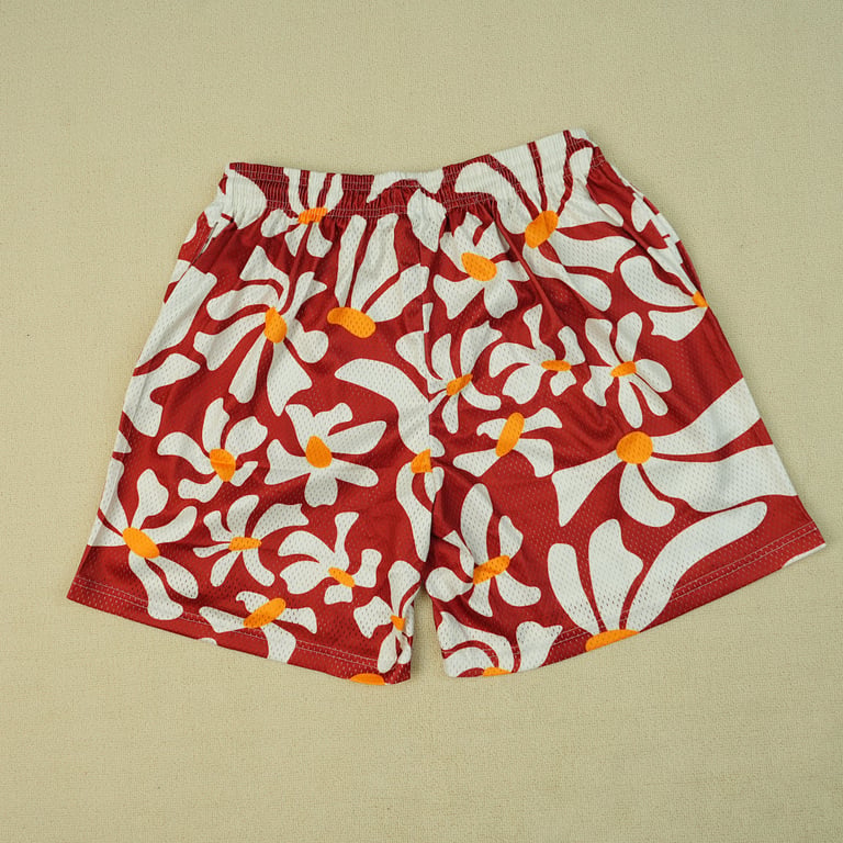 Eric Emanuel EE Basic Short Red Daisies/Yellow - 14