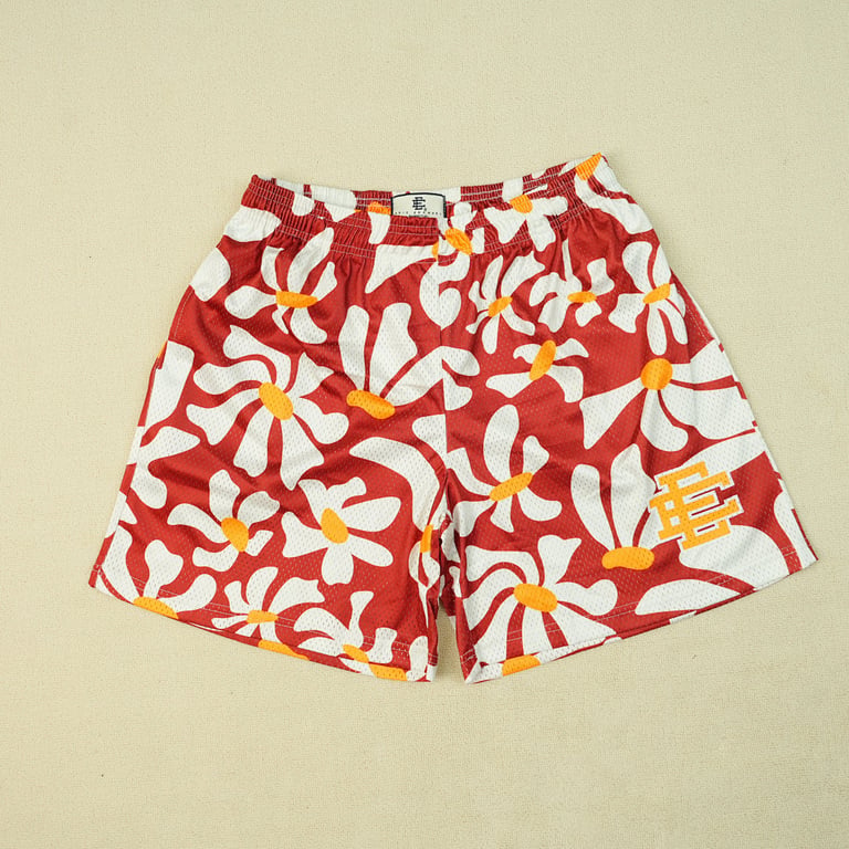 Eric Emanuel EE Basic Short Red Daisies/Yellow - 5
