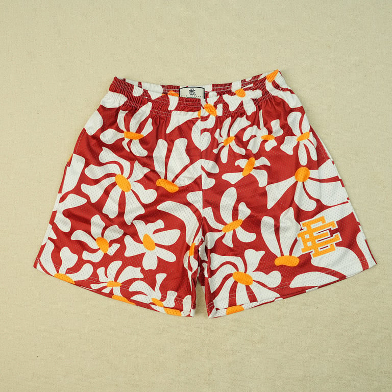 Eric Emanuel EE Basic Short Red Daisies/Yellow - 7