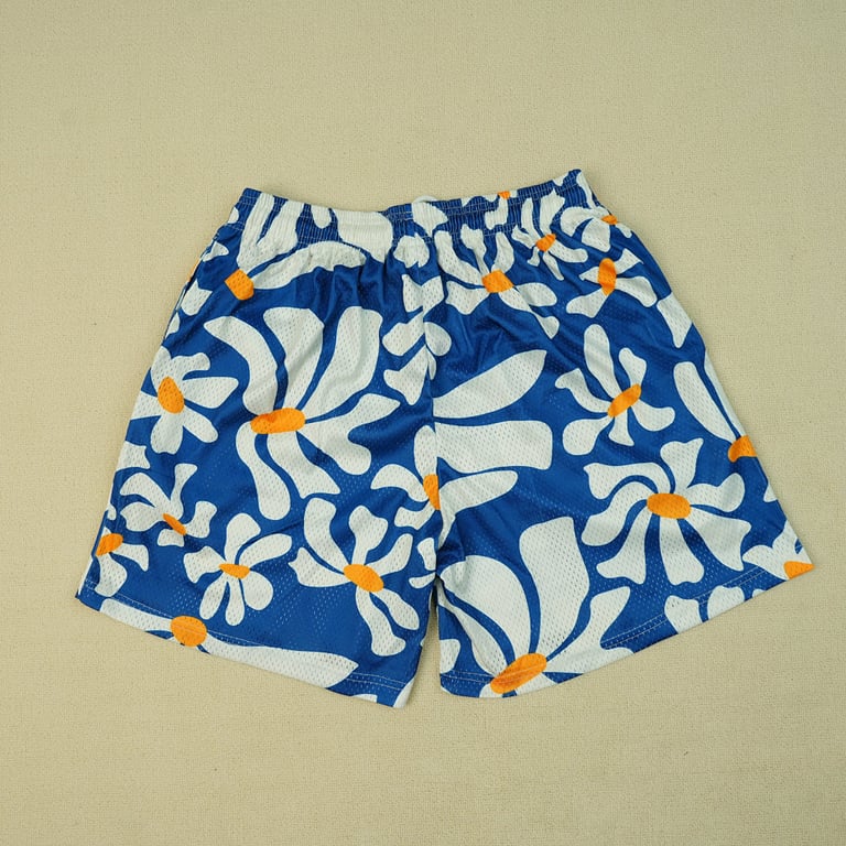Eric Emanuel EE Basic Short Blue Daisies/Yellow - 15