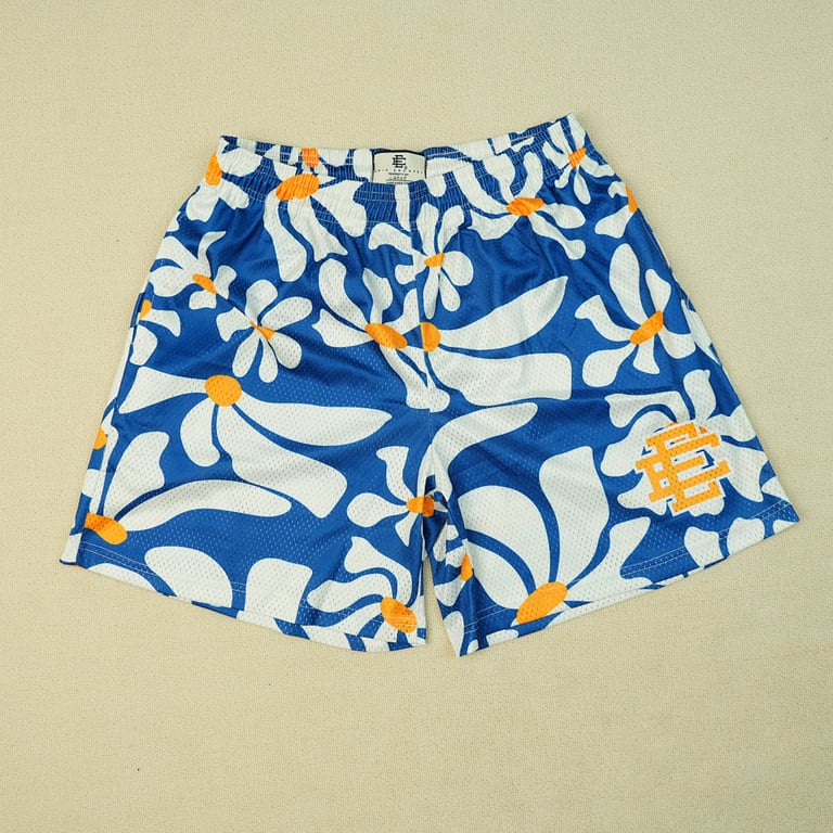 Eric Emanuel EE Basic Short Blue Daisies/Yellow - 5